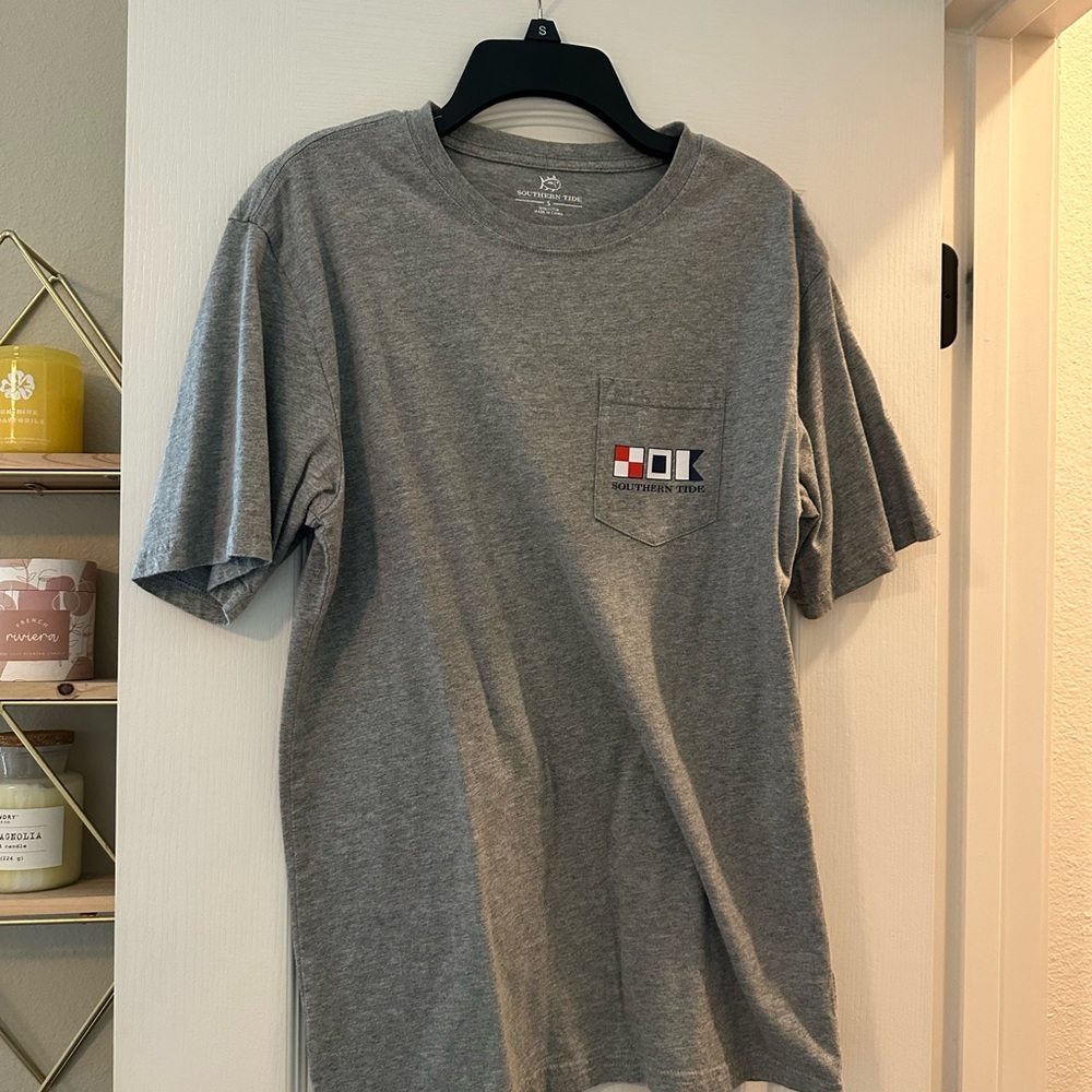 Southern Tide Gray Short Sleeve Tee